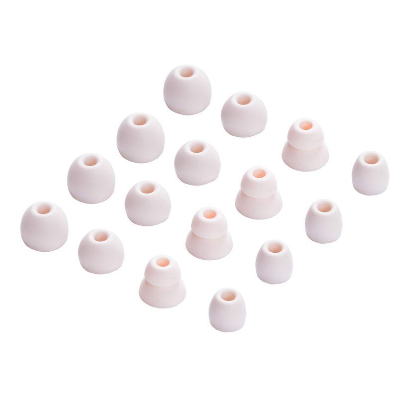 luakesa Replacement Silicone Eartips Earbuds Buds Set for Powerbeats Pro Wireless Earphone Headphones,8 Pairs (Lvory) - Image 1